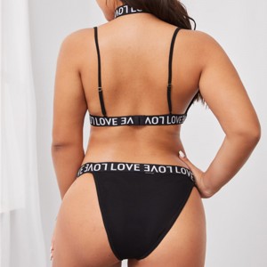 Rakkauskirjetauha Valjaat seksikäs alusvaatteet