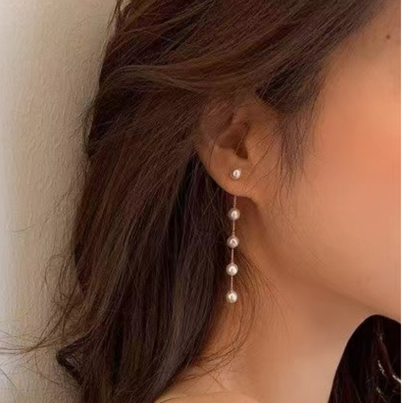 18K Gold Pearl -korvakoru tytöille