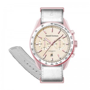 2022 Daniel Gormandg9005 Luxury Men Watches Custom Logo Automaattinen rannekello Ruostumaton teräs kaksinkertainen kiertue mekaaninen kello