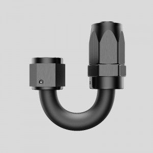 Alumiini -leikkurityylinen kääntöletkun päät 0/30/45/60/90/120/150/180 aste sopivanaaras AN4 AN6 AN8 AN10 AN12 AN16 AN20