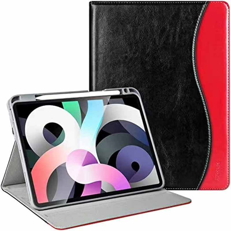 Uusi iPadcase All Inclusive Protective Collet Monikulmanäyttö Funktionaalinennahkakotelo