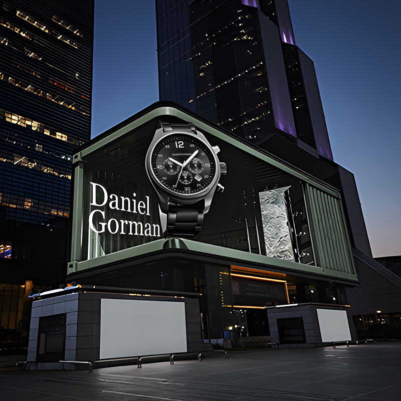 IWC Uusi Top Gun Naked Eye 3D Creative Outdoor Mainonta käynnistetty