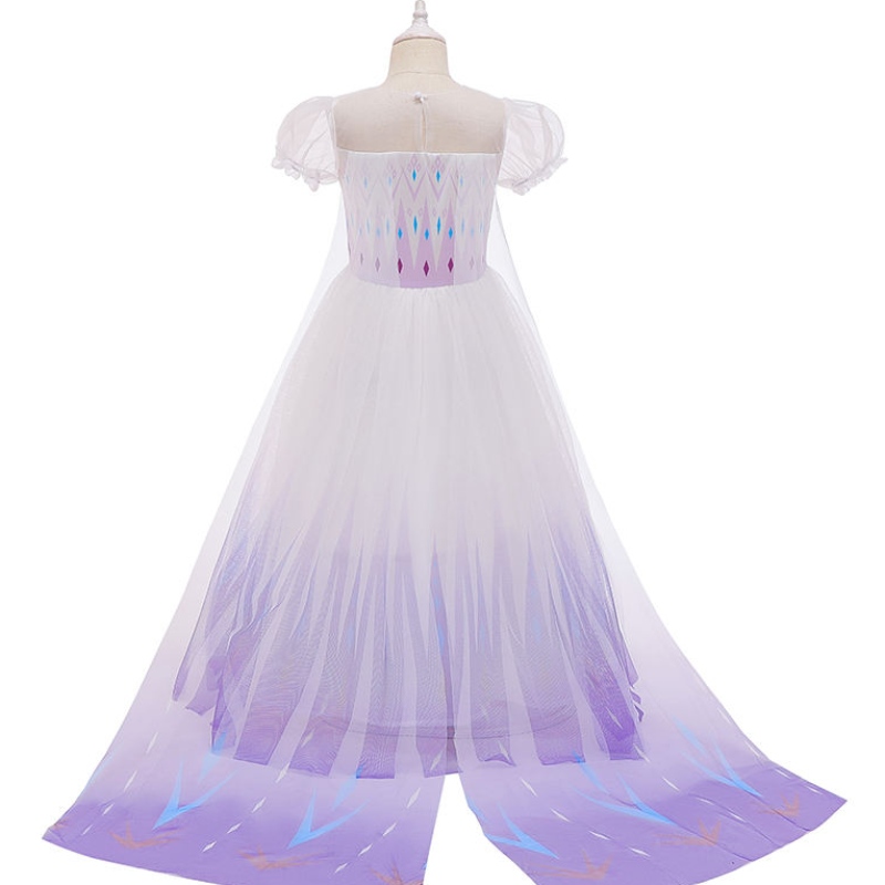 Uusi prinsessa Anna Elsa 2 -mekko lapsille syntymäpäiväjuhlat Siniset mekot