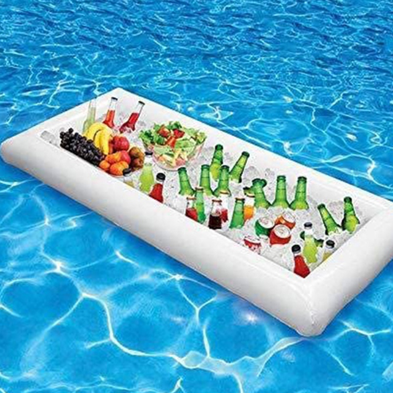Puhallettavat tarjoilupalkkien buffet -jäähdytinsalaatti piknik -jääpalvelin Havaijin juhlatarvikkeet