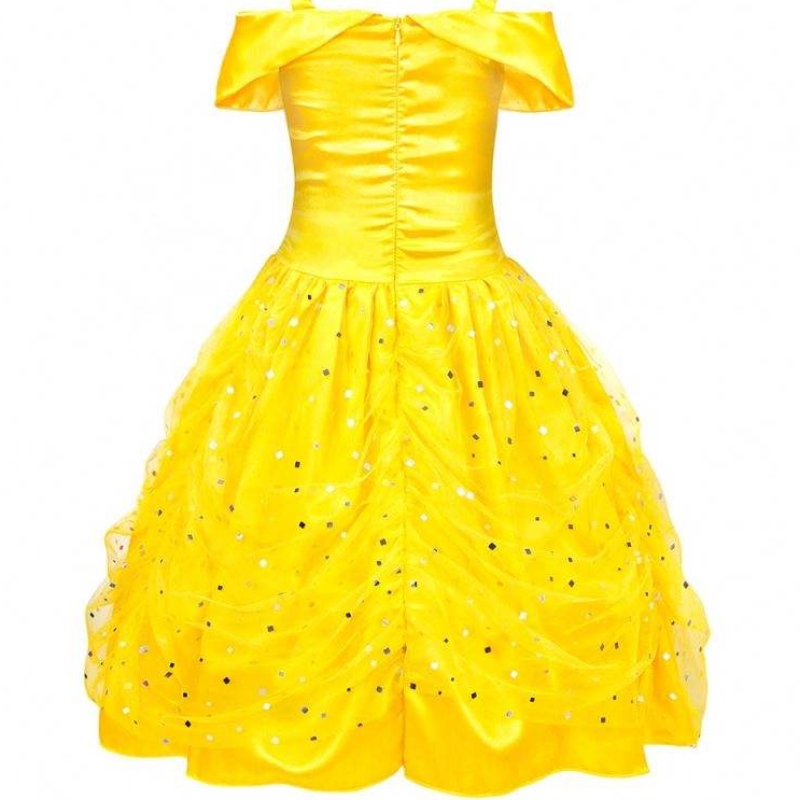 Vauvakankaat lapset yksisarvinen pallopuku Frock Design Girl Party Dresses DJS006