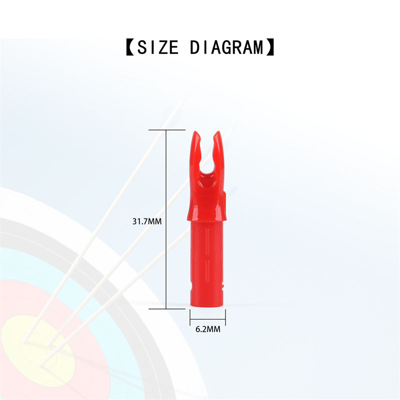 Elongrow 140001 Insert ID6.2 mm hiilikuitunuolen akselinnock