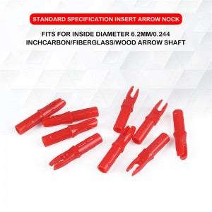 Elongrow 140001 Insert ID6.2 mm hiilikuitunuolen akselinnock