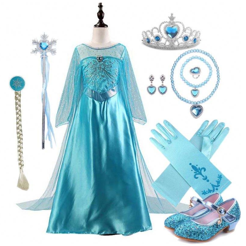 Halloween cosplay -juhlat pukeutuvat 2-11y Little Girl Kids -prinsessapukuihin tarvikkeilla DGHC-001