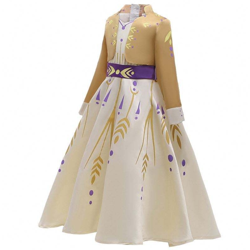 2022 Uusi Fancy Dress Up Ice Snow Queen Elsa 2 Fancy Dress -puku Halloween HCGD-016