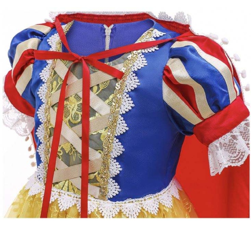 2022 UUSI Sofia Aurora Lumikki Elsa Rapunzel Puku mekko Halloween Cosplay Girl Princess Dress HCSW-009