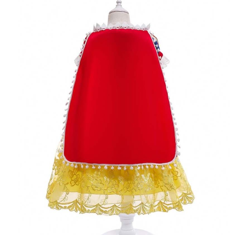 2021 Fancy Girl Princess -mekko Halloween ja jouluvalkoinen cosplay -hakko mekko BX0622