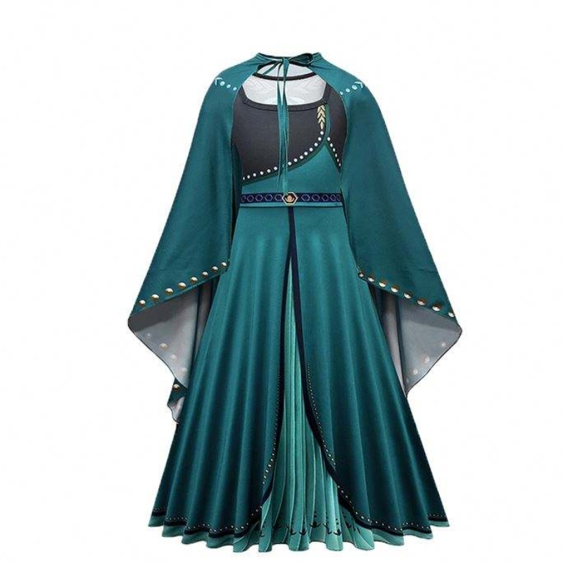 Anna Elsa Princess -mekko tytön syntymäpäiväjuhlat Tylli Prom -puku Kids Helloween/christmas cosplay Snow Queen Coronation -puku