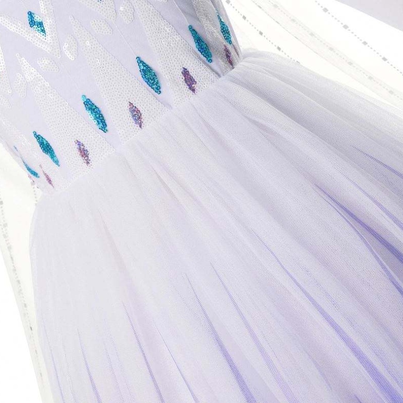 Uusi tyylinen tyttöjen prinsessa Elsa Dress Ball -puku Syntymäpäivälapset cosplay helloween -vaatteet TV/movie cosplay cousum