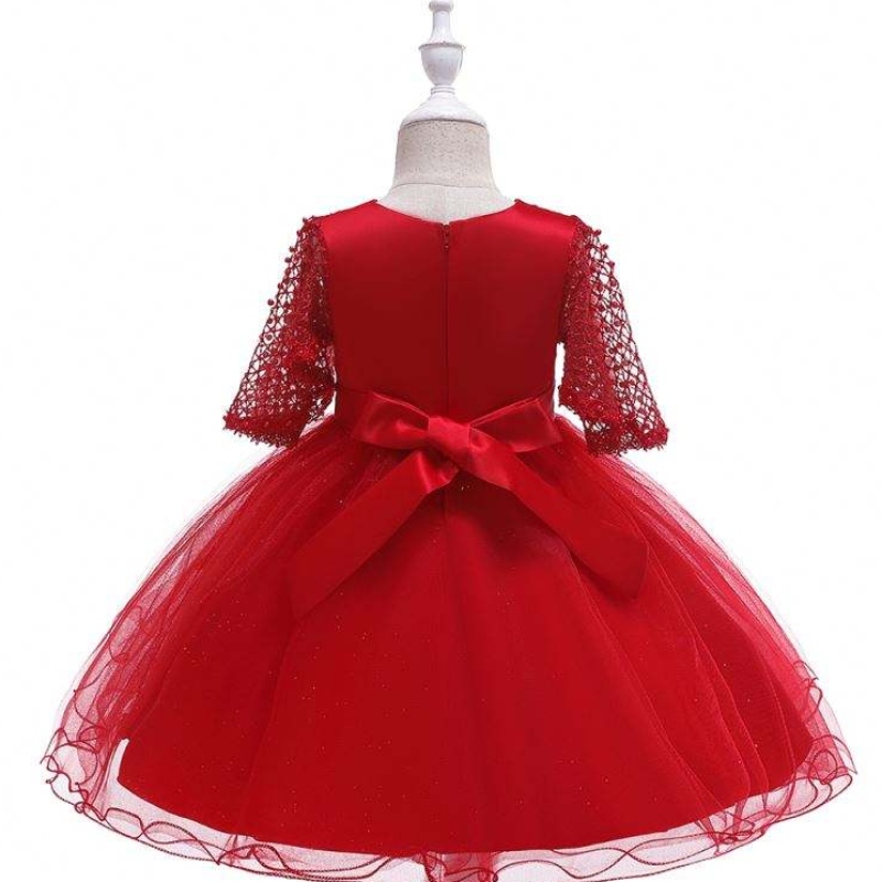 Baige syntymäpäivä söpö ihanat tyttöjuhlat Joulun vauva Lace Flower Kids Boutique L5115