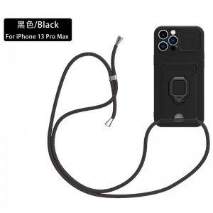 Uusi tuote sopii Apple iPhone14Pro Max -suojakansiin, työnnä ikkunan tyyppinen jousitusköysi-törmäyksen anti-matkapuhelimen suojakansi