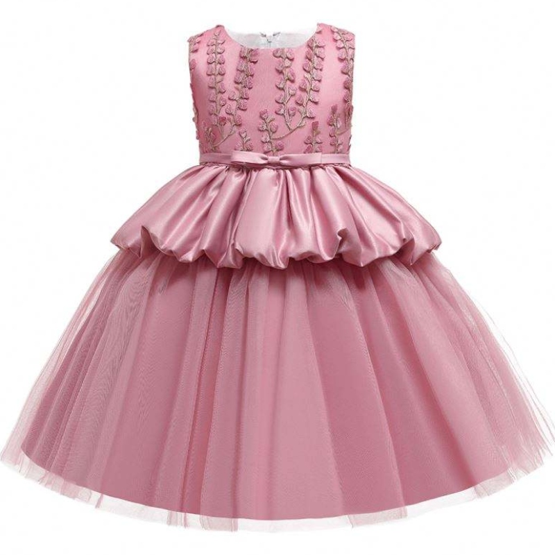 Viimeisin muotoilu Hot Sale Syntymäpäivä Tyylikäs söpö lasten mekot Prinsessa Boutique Baby Ball Gown L5177