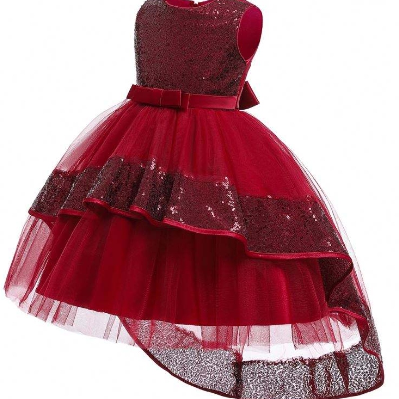 Baige Kids Dress Princess Tyttö häät kukka tyttöjen mekot juhlivat 3-10-vuotiaat vauva