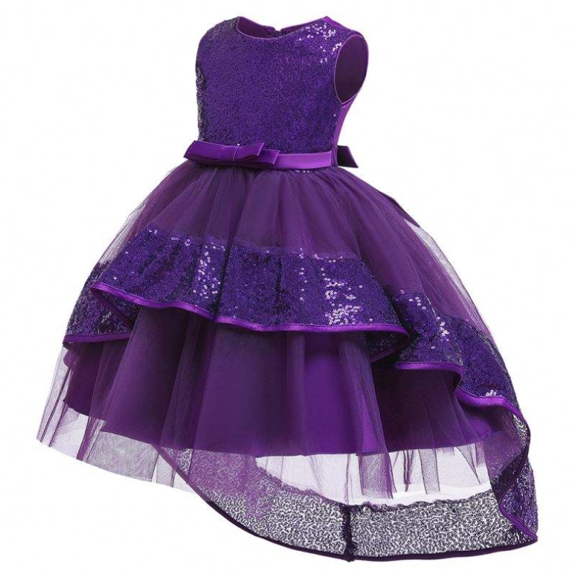 Baige Kids Dress Princess Tyttö häät kukka tyttöjen mekot juhlivat 3-10-vuotiaat vauva