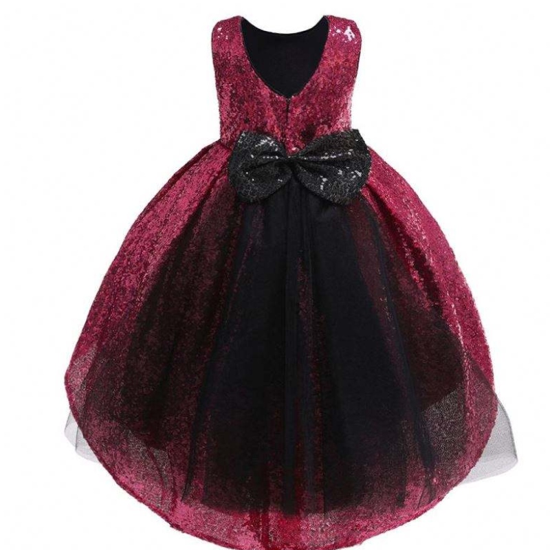 Lasten prinsessan hame tytöt hääpuku kukka tyttö pukeutuvat lapset cocktail -vaatteet Lapset Frock Design 751