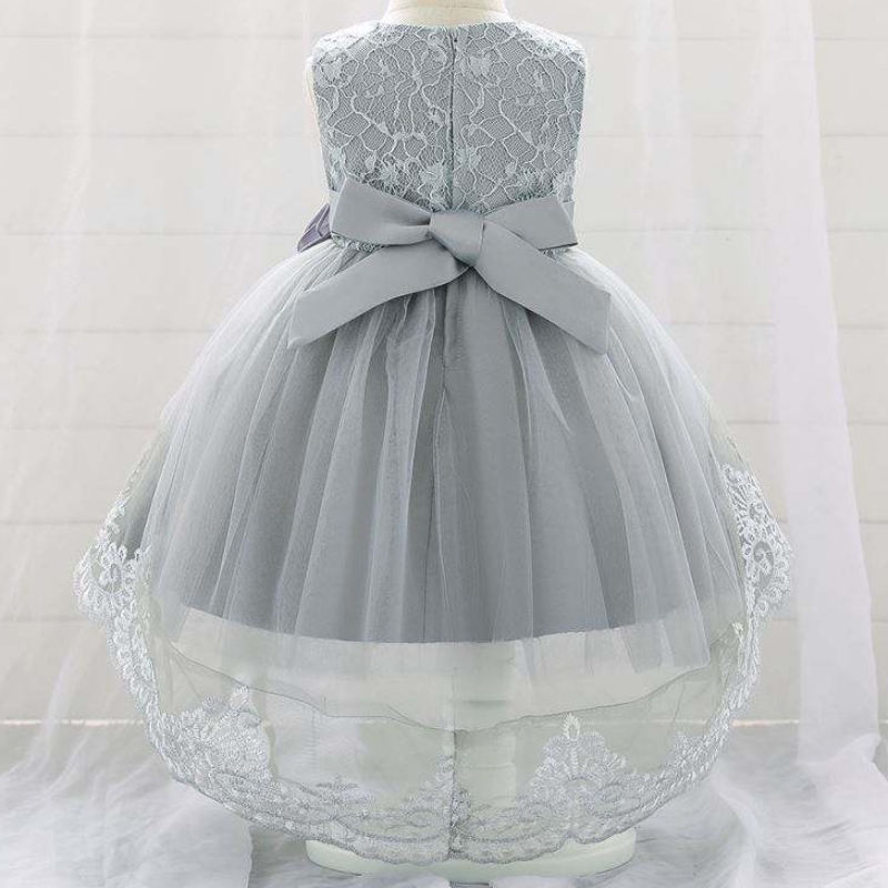Ylellisyystyttömekot hienot lapset frock design flower girl juhlapallopukut l1921xz