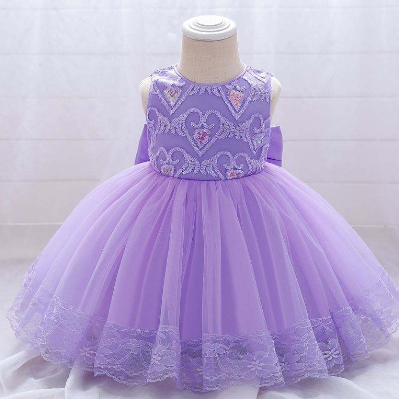 Baige Summer Tyttö tyttö söpö keula -mekko lapset juhlien muotipuku Kids Princess -mekko