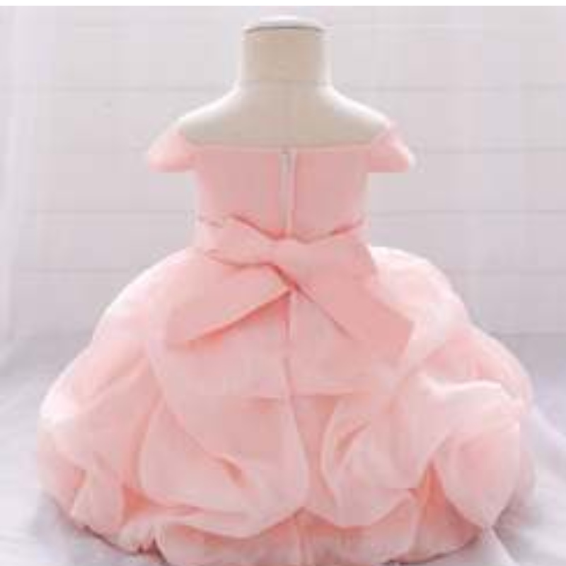 Vankka kukka -applique peräkkäinen tyttö prinsessa mekko Kids Kids Joulujuhlat häät morsiusneiton tylli tutu -mekot l1961xz