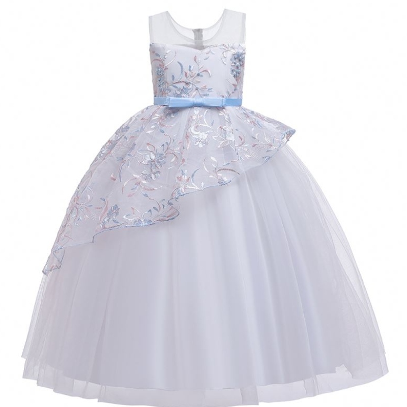 Uudet tyttömekot Stock Fashion Prom -tapahtumassa Frock Beautiful Festival Style Party Flower Girl Dress LP-250
