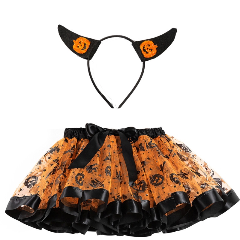 Kultaiset siivet polka dot juhlapuku Halloween Girls Tutu Stor