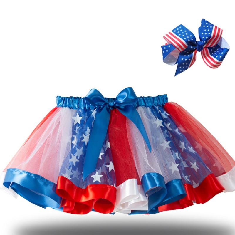2022 tähden lipun hame mesh tutu hame halloween tutu -puku tytöille