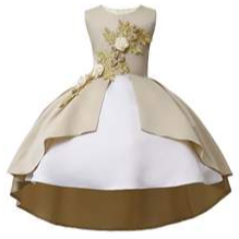 Vauvavaatteet Vintage Brodeered Party Wears Flower Little Girls \\ 'mekot