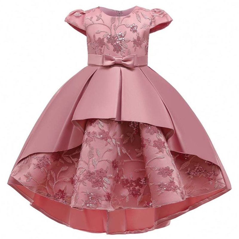 Viimeisimmät mallit Kids Princess -sivuston hää syntymäpäivään muodollinen juhlakukka Swallowtail Girl -mekot