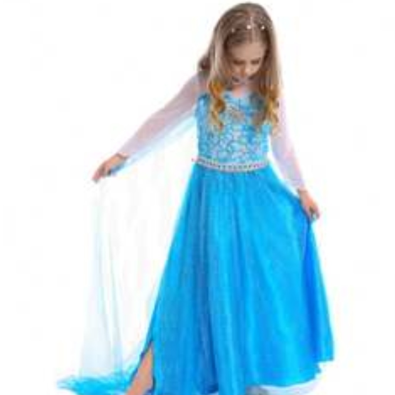 Baige TV&movie Elsa Anna Girl Party Performance Dresses Halloween Cosplay -mekot puvut