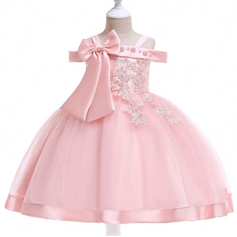 Baige New Kids Party Dress Tukkumyynti Vauvan lapset Design Kids Girl Dress L5081