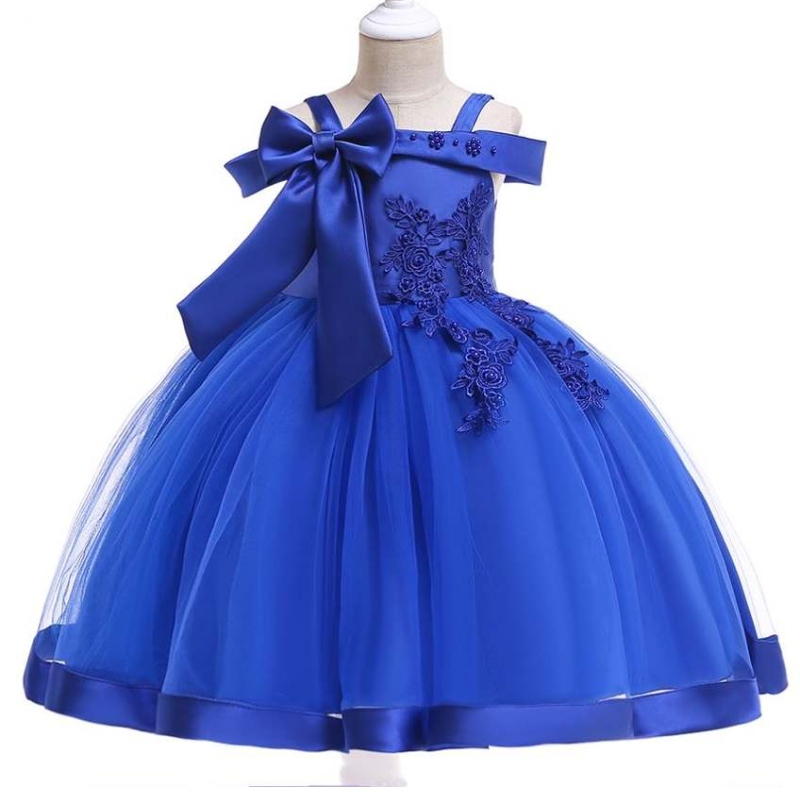 Baige New Kids Party Dress Tukkumyynti Vauvan lapset Design Kids Girl Dress L5081