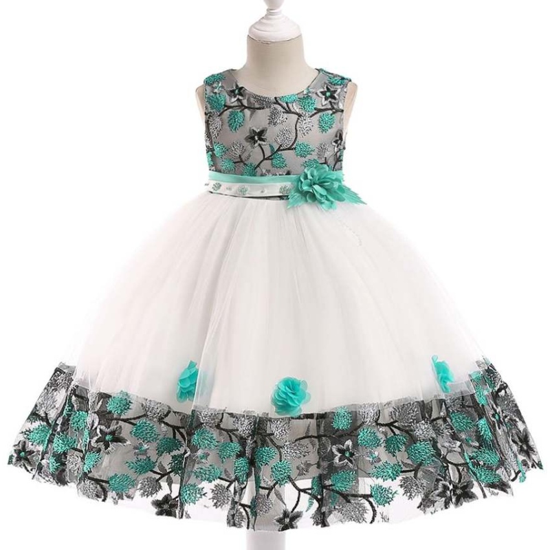 Tukkumyynti Kids Frock Designs Pictures Uusi malli Kids Girls -juhlat syntymäpäivähääjuhlia varten L5045
