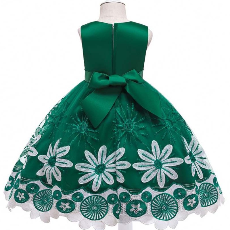 Baige uusi muotoilu kukkatyttöjen mekot Kids Party Syntymäpäivän hääprinsessa Lasten tyttömekko L5266