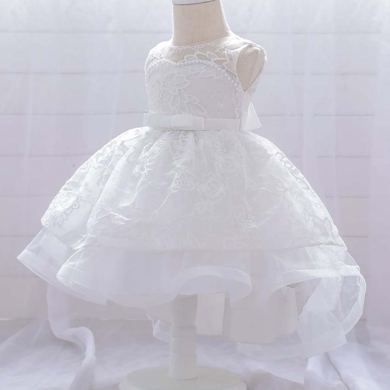 Pitsinetto frock designs häävaatteet tytöt frock pukeutuvat pitkä hännän syntymäpäiväjuhlakko T1939xz