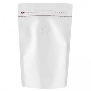 Kahvi seisoo pussi ilmaventtiilillä