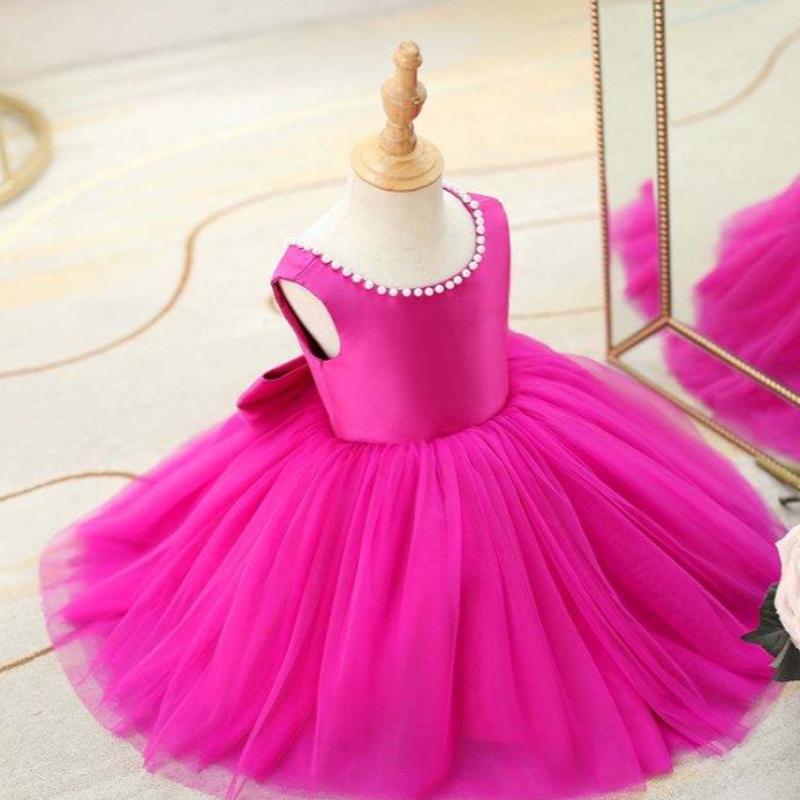 Baige OEM Tukkumyynti Kids Kids -juhlat Syntymäpäivätyttömekko Prinsessa Hääjuhlakko DZ002
