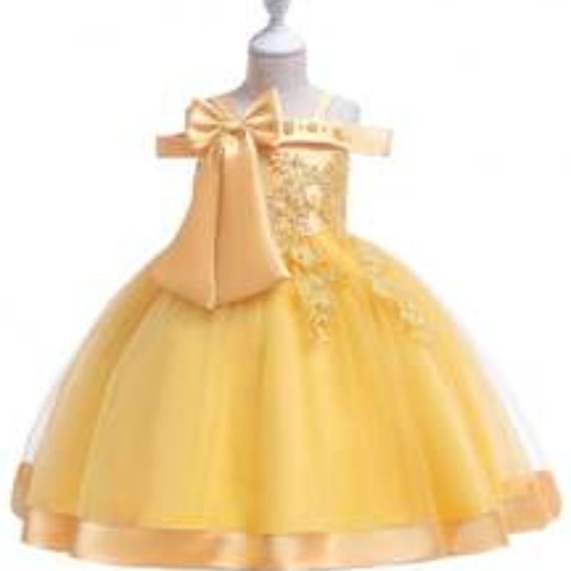 Baige Kids Häämekot Kuvat Vauvakukka -mekko Lapset Frock Design L5081