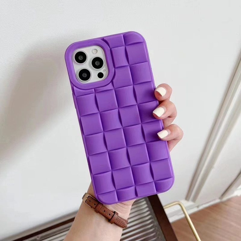 Soveltuu Apple iPhone 14/14 Pro -koteloon, All Inclusive Fall Proof-matkapuhelimen suojakotelo, ruudullinen kolmiulotteinen TPU-suojakotelo
