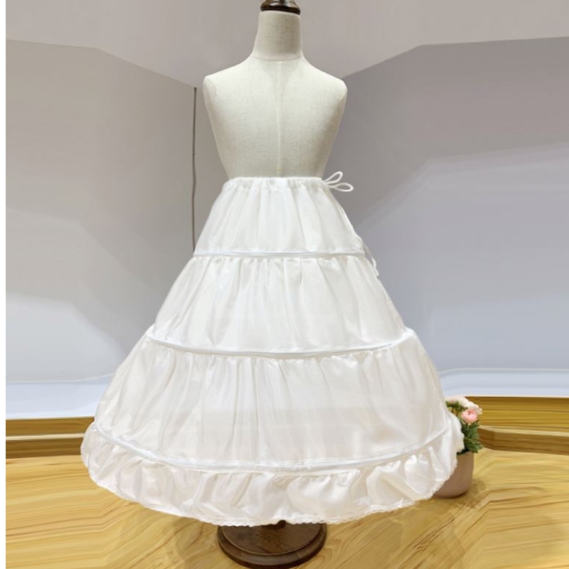 Baige Fashion Crinoline Petticoat -hame tyttöjen pallopukujen alushame hääpuku PS06