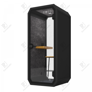 Pureminderin kokoinen äänieristetty osasto Yksityinen kannettava yksityisyys hiljaisuus ulkoilmoitukseen