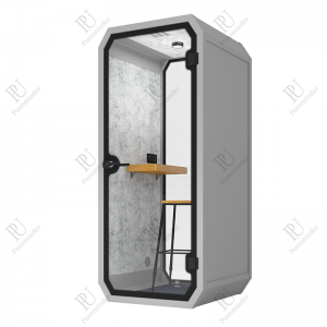 Pureminderin kokoinen äänieristetty osasto Yksityinen kannettava yksityisyys hiljaisuus ulkoilmoitukseen