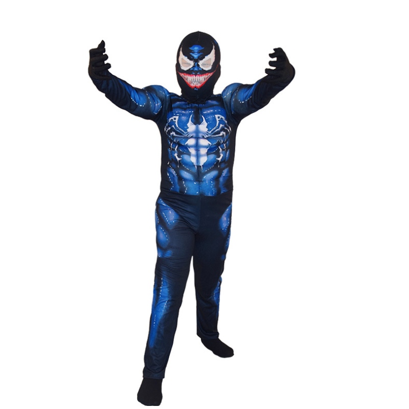 Lasten Halloween -pukupojat supersankari cosplay body for lapsille