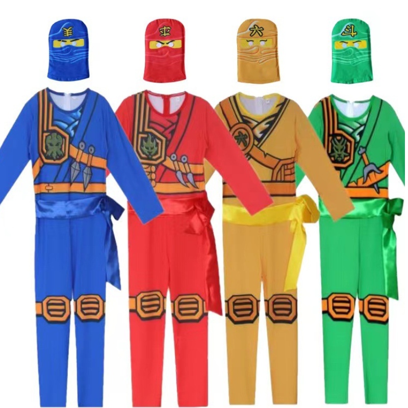 Lapset puku sankari cosplay hypssuit halloween fancy mekkonaamarilla