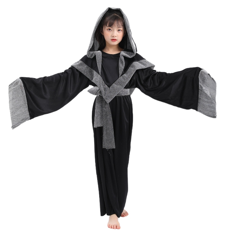 Carnival Witch -pukuvelho Cloak Children'n juhlat pukeutuvat cos -vaatteisiin