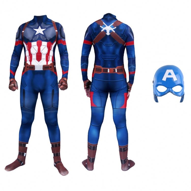 Avenger -talvivartija Halloween Kids&men America TV&Movie Game Cosplay China Factory Supply Sturans the Captain -puku