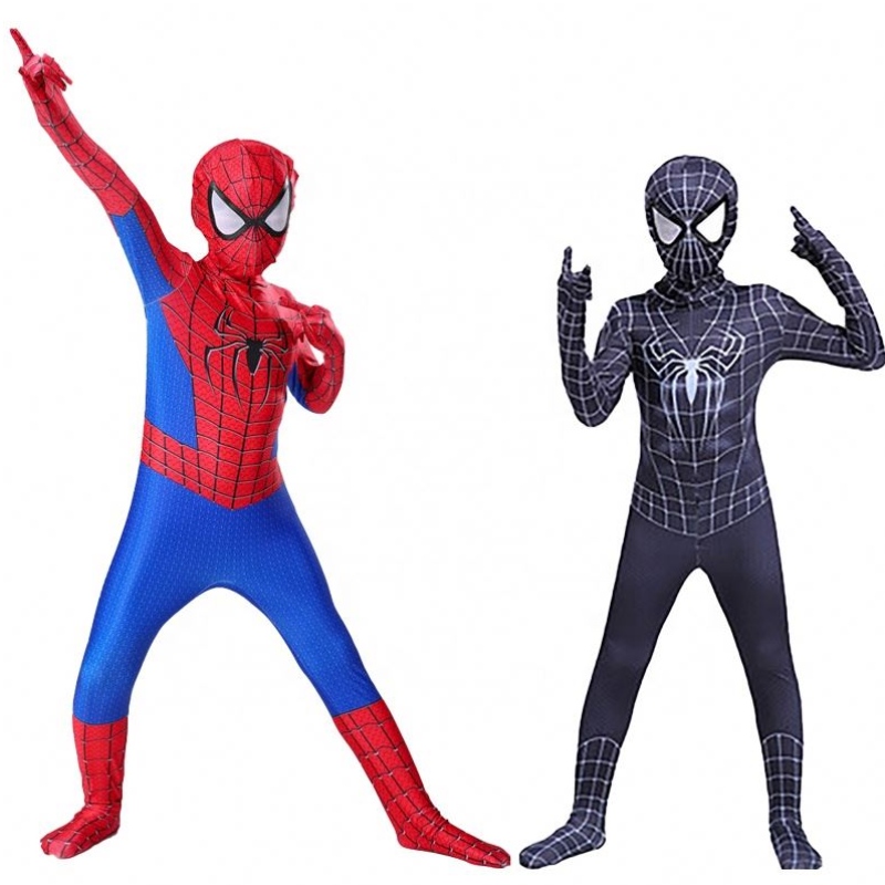 Korkealaatuiset plus -kokoiset hyppypuku Halloween Cosplay -sarjat miehille Traje Spider Man Spandex TV&Movie -puku