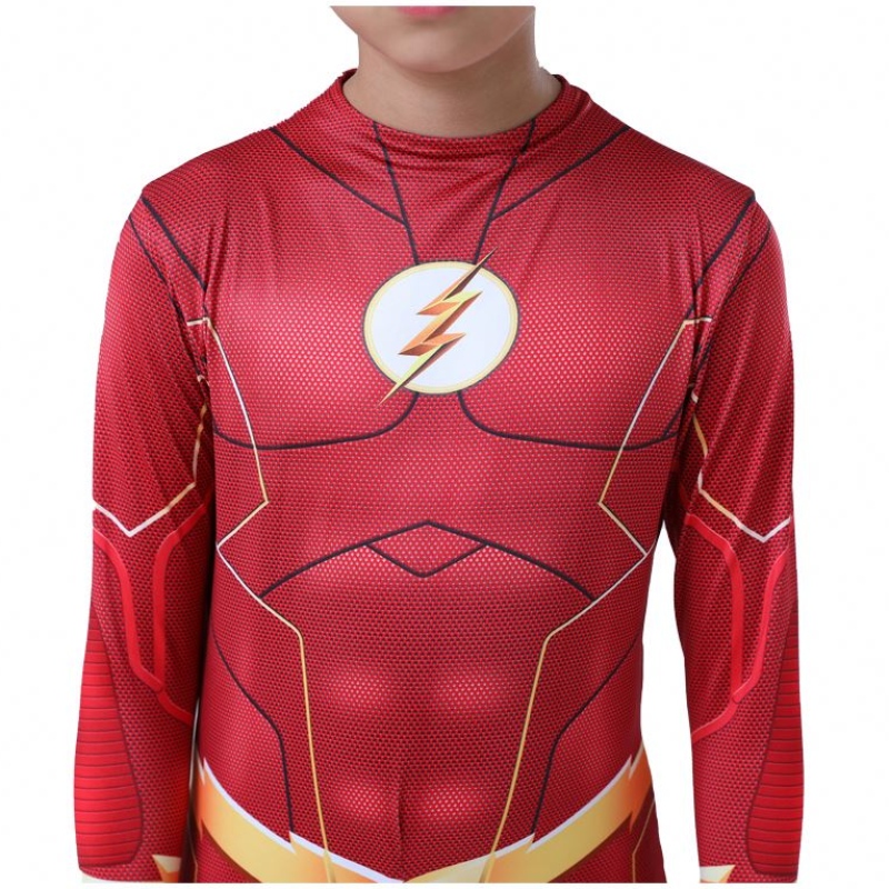 Viileät aikuiset Kids Boys Comic Fantasia Superhero Halloween -karnevaalijuhlat Cosplay the Flash Man Lasten pukupuku